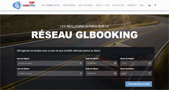 Desktop Screenshot of glbooking.com