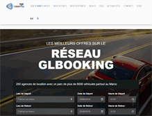 Tablet Screenshot of glbooking.com